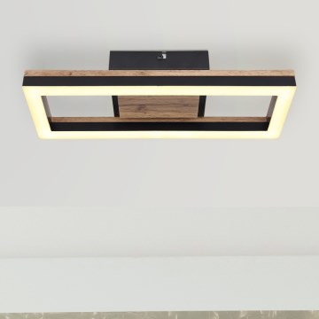 Brilagi - LED dimmējams griestu gaismeklis VELVET SQUARE LED/24W/230V 43x43 cm 3000/4000/6500K + tālvadība, rozā