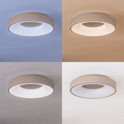 BRILAGI - LED regulējams griestu gaismeklis FALCON II LED/67W/230V 3000-6500K Ø 40 cm bēšs + tālvadības pults