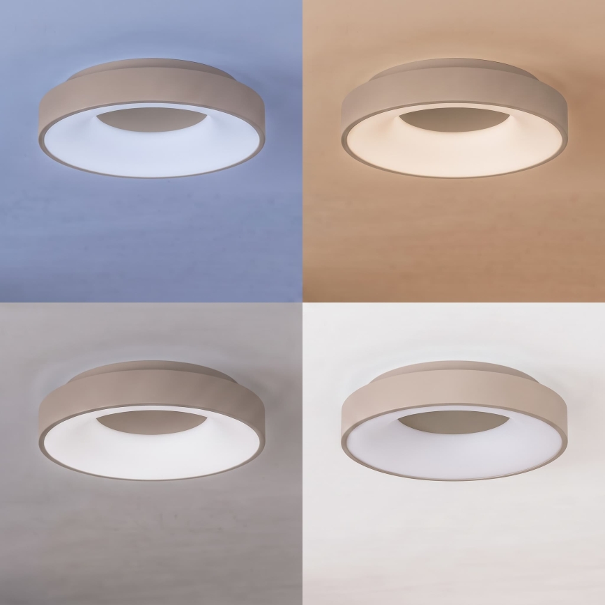 BRILAGI - LED regulējams griestu gaismeklis FALCON II LED/67W/230V 3000-6500K Ø 40 cm bēšs + tālvadības pults