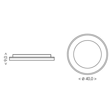 BRILAGI - LED regulējams griestu gaismeklis FALCON II LED/67W/230V 3000-6500K Ø 40 cm bēšs + tālvadības pults