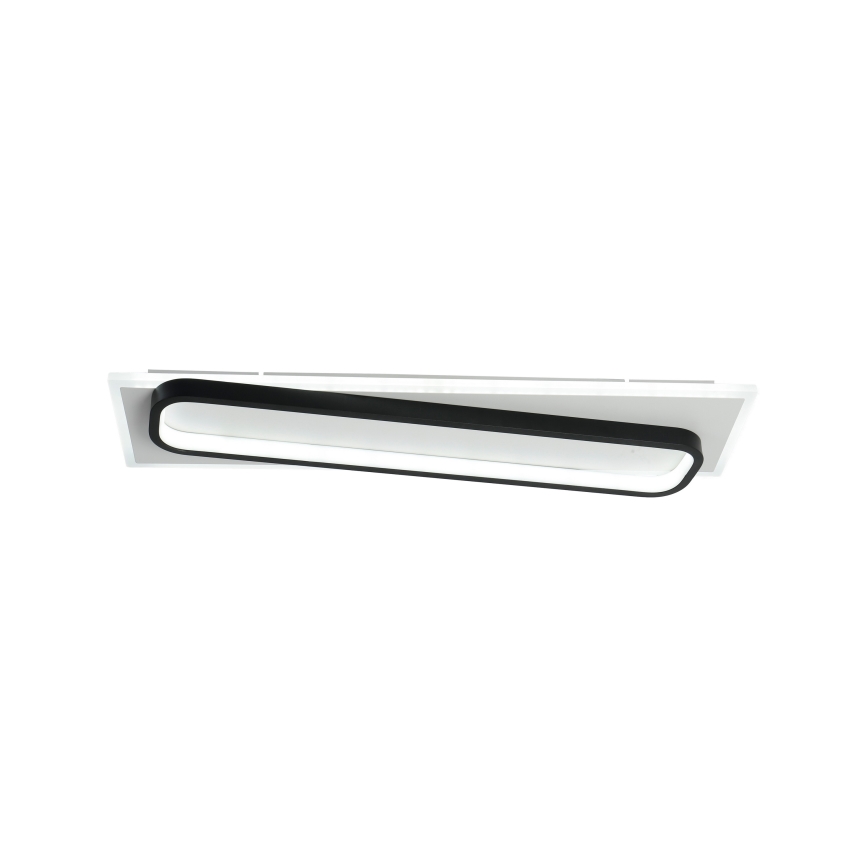 Brilagi - regulējams LED griestu gaismeklis OUTLINE LED/52W/230V 3000-6000K 15x60 cm balts/melns + tālvadības pults