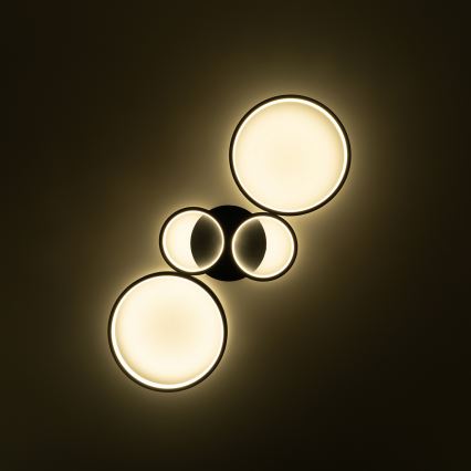 Brilagi - regulējams LED griestu gaismeklis RINGO LED/34W/230V 3000-6000K 28x78 cm melns + tālvadība