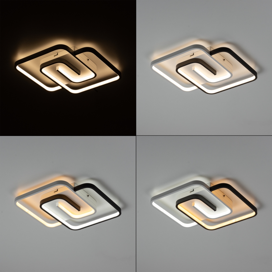 Brilagi - regulējams LED griestu gaismeklis VELO LED/64W/230V 38x38 cm 3000-6500K + ar tālvadības pulti