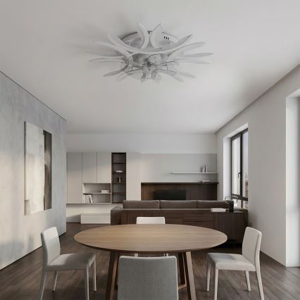 Brilagi - regulējams LED griestu ventilators LED/70W/230V Ø 76 cm balts + tālvadība