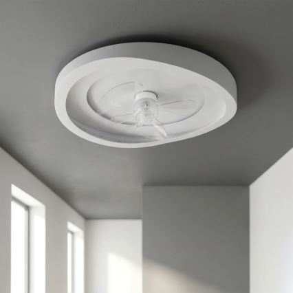 Brilagi - dimējams LED griestu ventilators LED/80W/230V diam. 50 cm balts + tālvadība