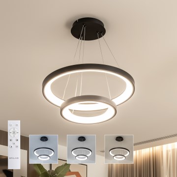Brilagi - LED dimmējams pakaramais gaismeklis uz kabeļa FALCON SLIM LED/68W/230V 3000–6500K Ø 50 cm melns + tālvadība