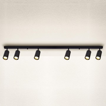 Brilagi - LED dimmējams punktveida gaismeklis SELE 6xGU10/6,5W/230V 2700-6500K melns