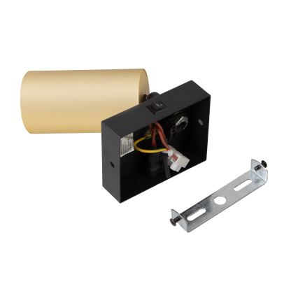 Brilagi - LED RGBW regulējams sienas prožektors SELE 1xGU10/4,8W/230V 3000K melns/zelts + tālvadība