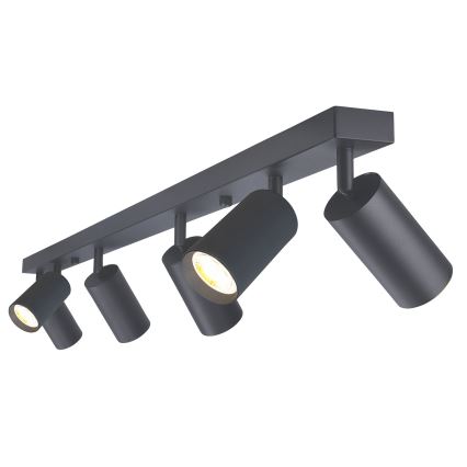 Brilagi - LED aptumšojams punktveida gaismeklis SELE 6xGU10/6,5W/230V 2700-6500K antracīts