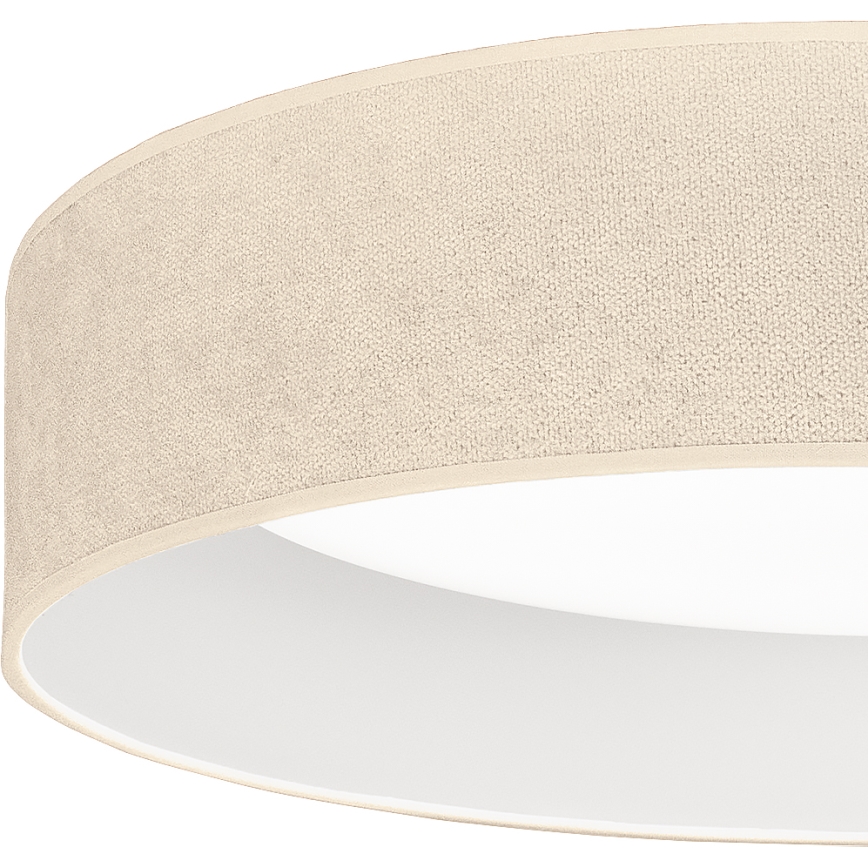 BRILAGI - VELVET SMART VARI LED, regulējams griestu gaismeklis, 36W/230V, 3000-6500K, Ø 55 cm, krēmkrāsā, ar tālvadības pulti