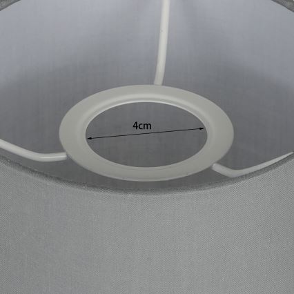 Brilagi - LED lokana sienas lampa NUBILA 1xE27/25W/230V + LED/3W balta/gaiši pelēka