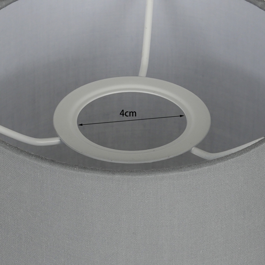 Brilagi - LED lokana sienas lampa NUBILA 1xE27/25W/230V + LED/3W balta/gaiši pelēka