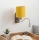 Brilagi - LED elastīga sienas lampa NUBILA 1xE27/25W/230V + LED/3W matēts hroms/dzeltens