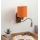 Brilagi - LED elastīgā sienas lampa NUBILA 1xE27/25W/230V + LED/3W misiņš/oranža