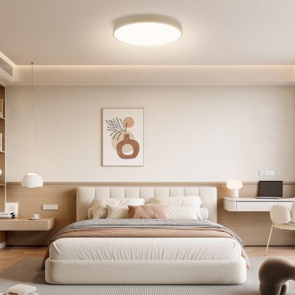 Brilagi - Regulējams griestu gaismas ķermenis POOL SMART LED/60W/230V 3000-6000K 50 cm Wi-Fi Tuya bēšs + tālvadības pults
