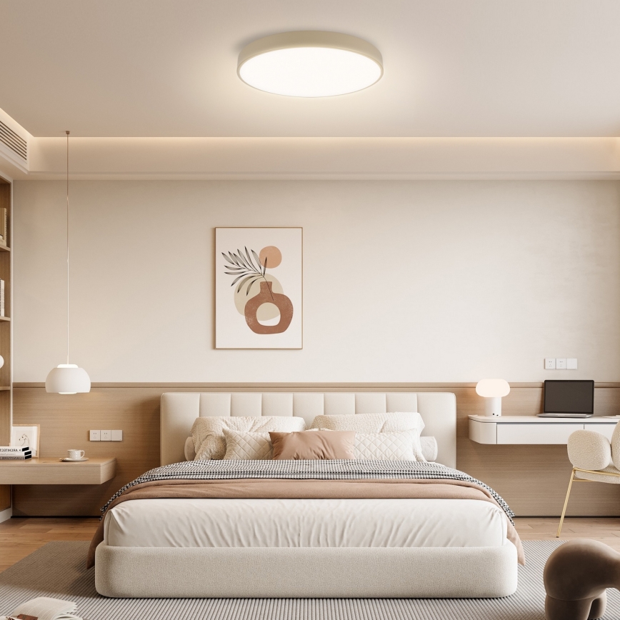 Brilagi - Regulējams griestu gaismas ķermenis POOL SMART LED/60W/230V 3000-6000K 50 cm Wi-Fi Tuya bēšs + tālvadības pults