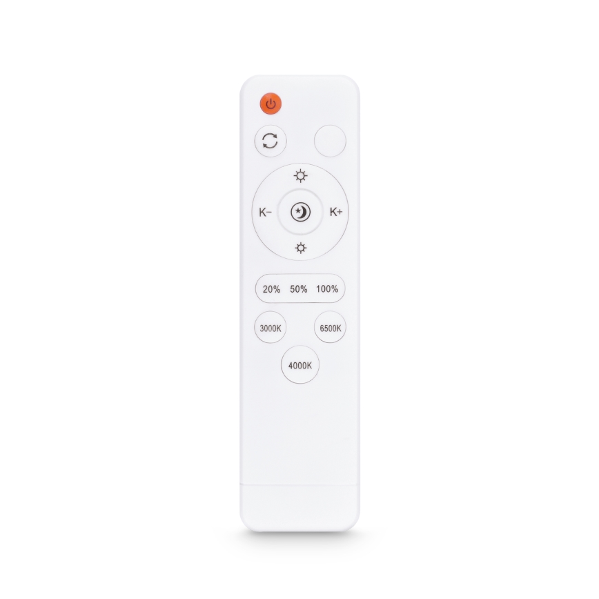 Brilagi - PILANA LED griestu gaismeklis ar regulējamu spilgtumu LED/48W/230V 3000-6500K ozols/balts 42x42 cm + tālvadības pults