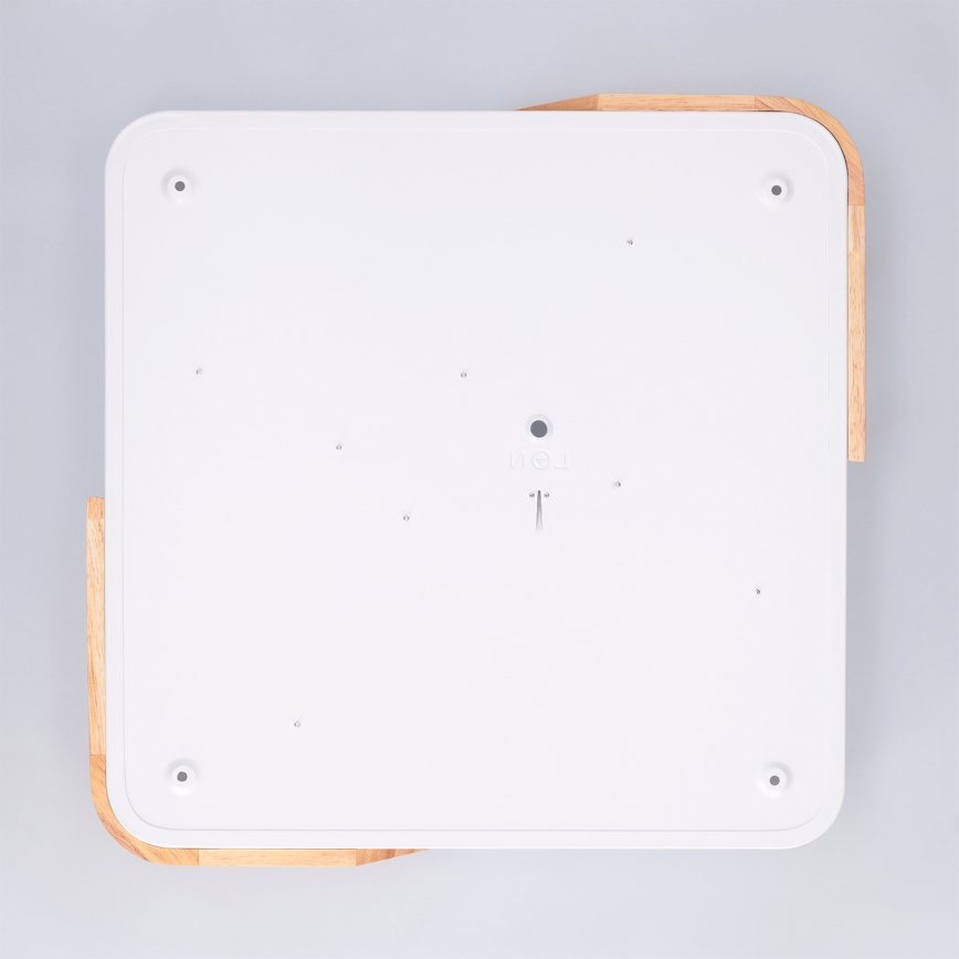 Brilagi - PILANA LED griestu gaismeklis ar regulējamu spilgtumu LED/48W/230V 3000-6500K ozols/balts 42x42 cm + tālvadības pults
