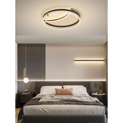 Brilagi - LED aptumšojams griestu gaismeklis SIRELI LED/47W/230V 3000-6000K Ø 40 cm + tālvadības pults