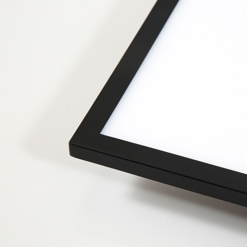 Brilagi - regulējams LED griestu gaismeklis SLIMFRAME LED/25W/230V 30x30 cm 3000-6000K melns + tālvadības pults