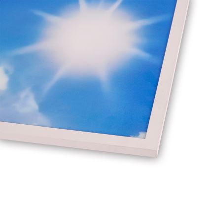 Brilagi - LED dimējama griestu lampa SLIMFRAME LED/58W/230V 60x60 cm 3000-6000K sudraba/zila + tālvadības pults