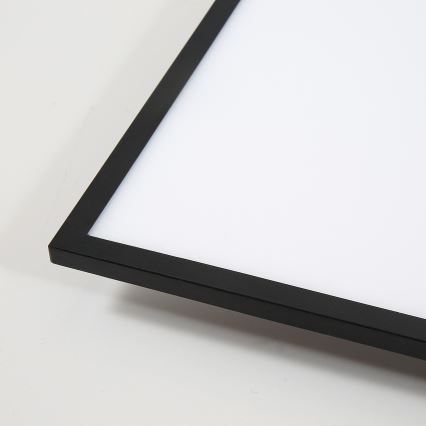 Brilagi - LED regulējams griestu gaismeklis SLIMFRAME LED/58W/230V 60x60 cm 3000-6000K melns + tālvadība