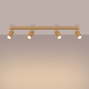 Brilagi - LED gaismeklis CRESTO 4xGU10/10W/230V zelta krāsā