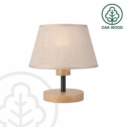 Brilagi - LED Galda lampa ANTHONY 1xE14/40W/230V ozols/bēša