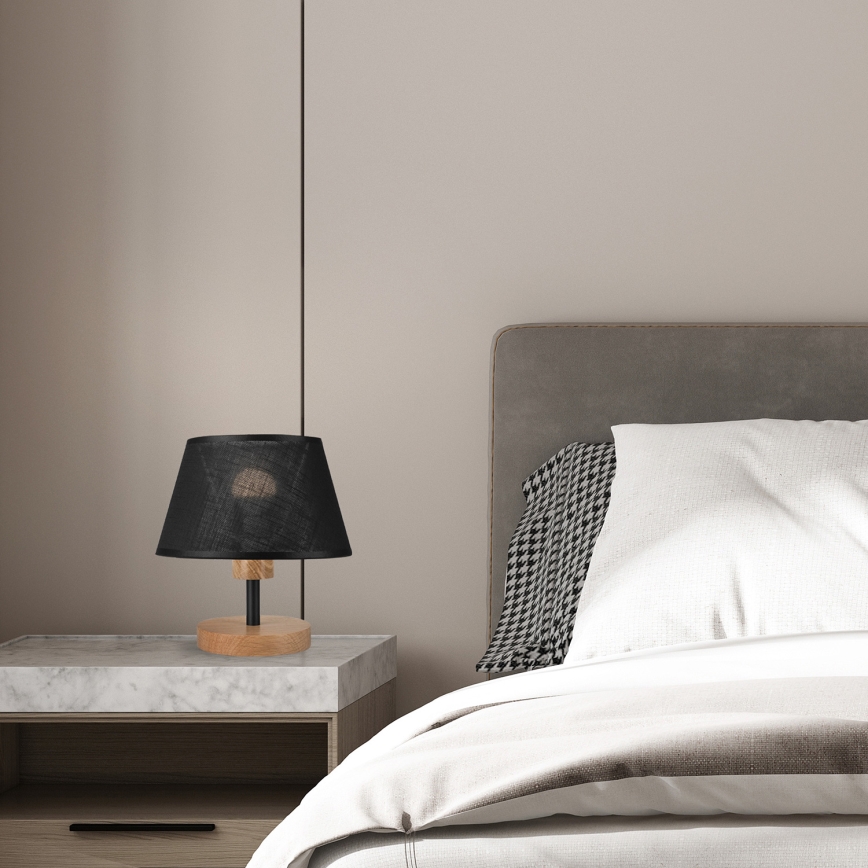 Brilagi - LED Galda lampa ANTHONY 1xE14/40W/230V ozols/melna