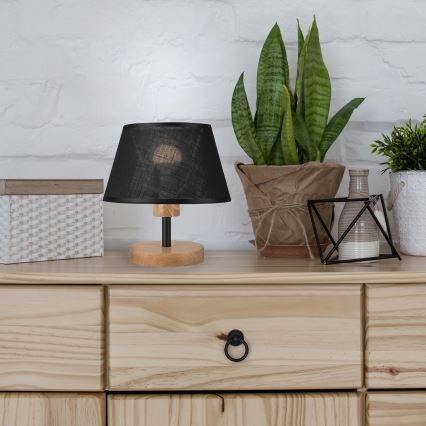 Brilagi - LED Galda lampa ANTHONY 1xE14/40W/230V ozols/melna