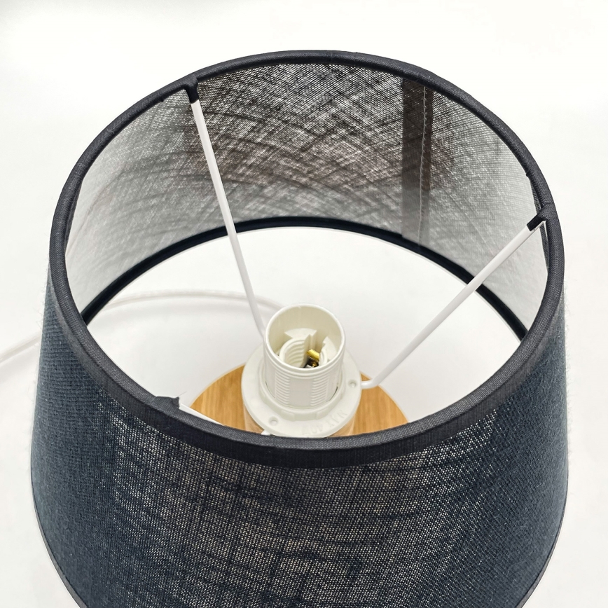 Brilagi - LED Galda lampa ANTHONY 1xE14/40W/230V ozols/melna