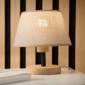 Brilagi - LED Galda lampa ANTHONY 1xE27/60W/230V ozols/bēša