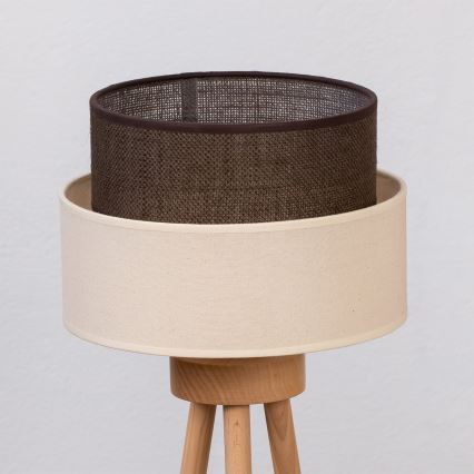 Brilagi - LED galda lampa BOHO STYLE 1xE27/15W/230V krēmkrāsa/brūna