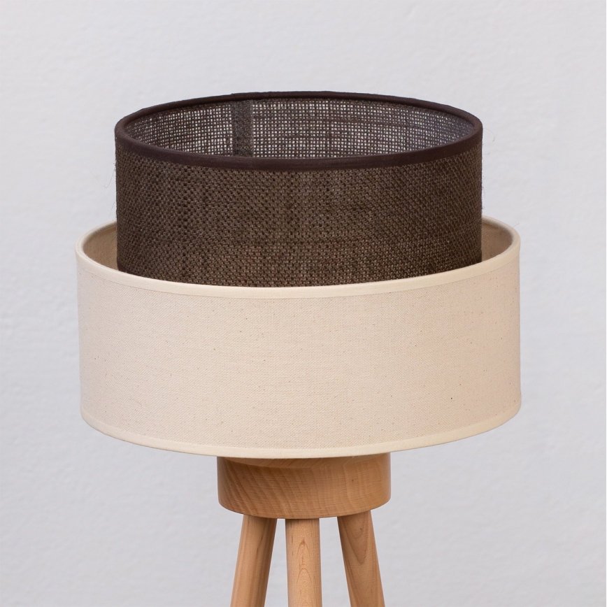 Brilagi - LED galda lampa BOHO STYLE 1xE27/15W/230V krēmkrāsa/brūna