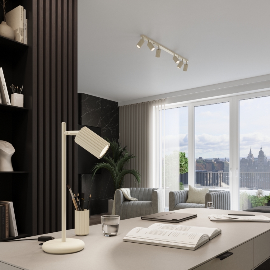 Brilagi - LED galda lampa CRESTO 1xGU10/10W/230V krēmkrāsaina