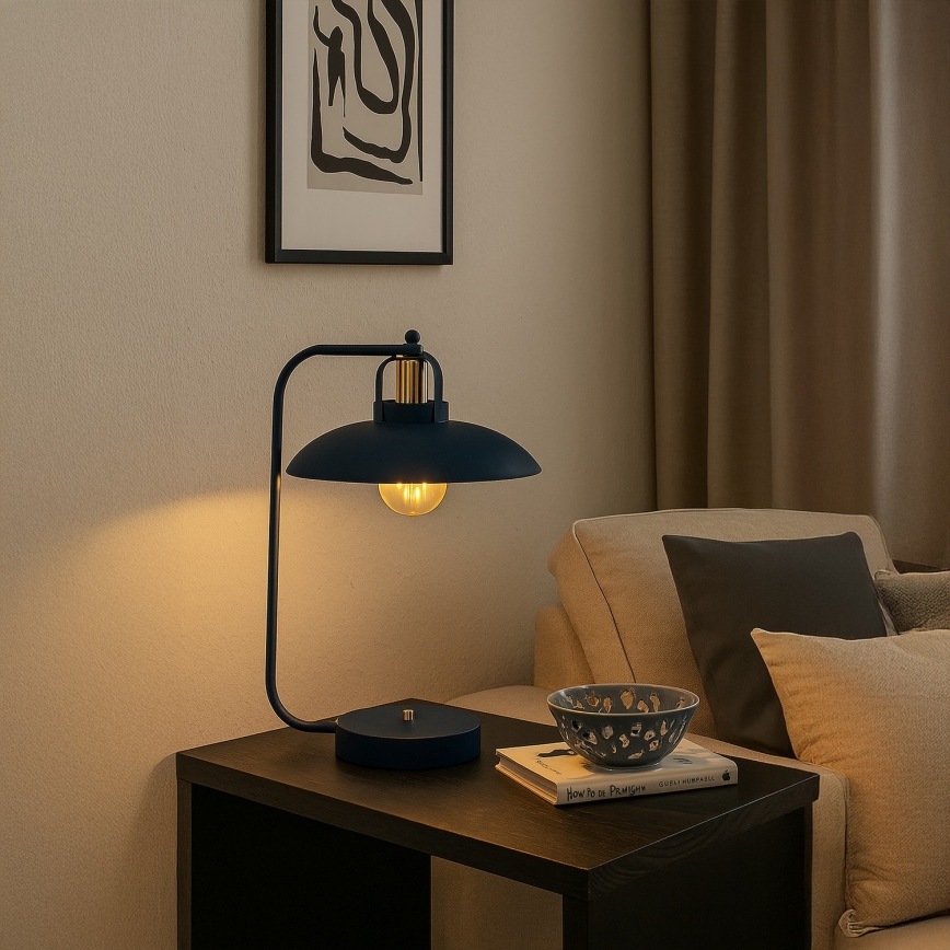 Brilagi - LED Galda lampa FLAMENGO 1xE27/60W/230V zila