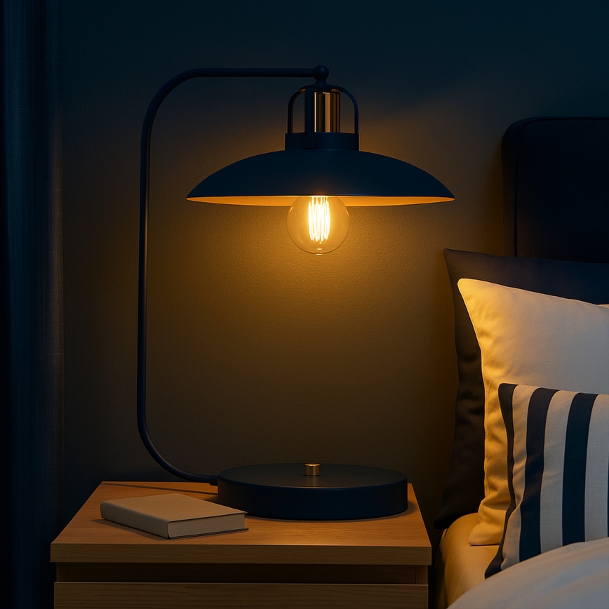 Brilagi - LED Galda lampa FLAMENGO 1xE27/60W/230V zila