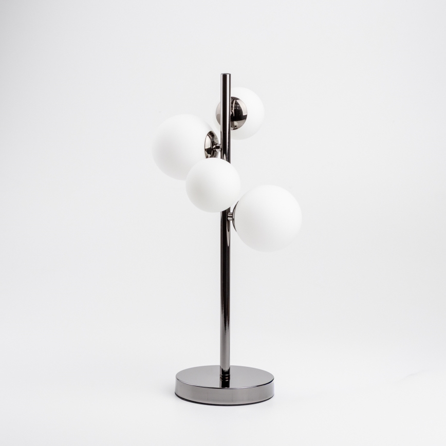 Brilagi - LED galda lampa MILLA 4xG9/3W/230V melns hroms/balts