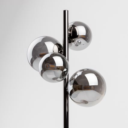 Brilagi - LED galda lampa MILLA 4xG9/3W/230V melns hroms/dūmakains