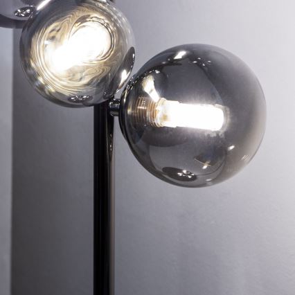 Brilagi - LED galda lampa MILLA 4xG9/3W/230V melns hroms/dūmakains