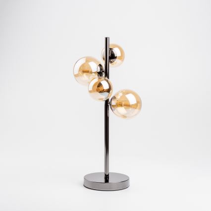 Brilagi - LED galda lampa MILLA 4xG9/3W/230V melns hroms/zelts