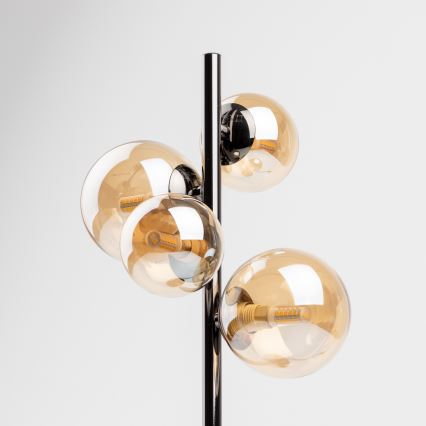 Brilagi - LED galda lampa MILLA 4xG9/3W/230V melns hroms/zelts