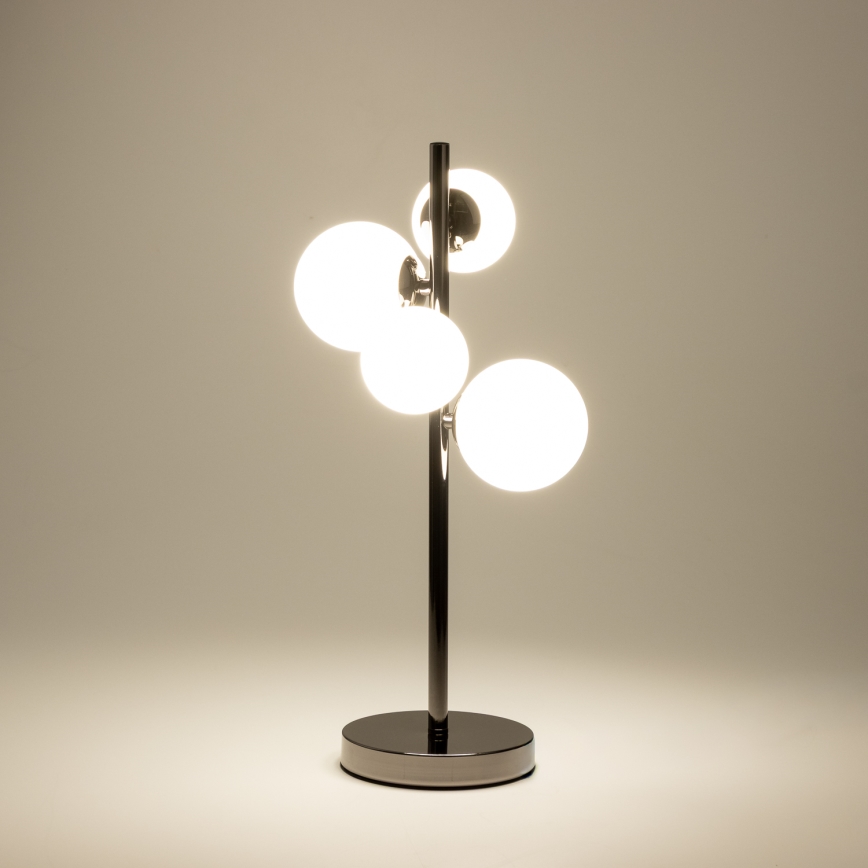 Brilagi - LED Galda lampa MILLA 4xG9/3W/230V spīdīgi hromēts/balta