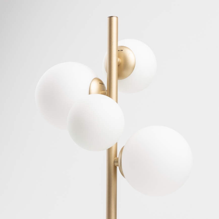 Brilagi - LED Galda lampa MILLA 4xG9/3W/230V zelta/balta