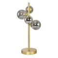 Brilagi - LED Galda lampa MILLA 4xG9/3W/230V zelta/dūmakains