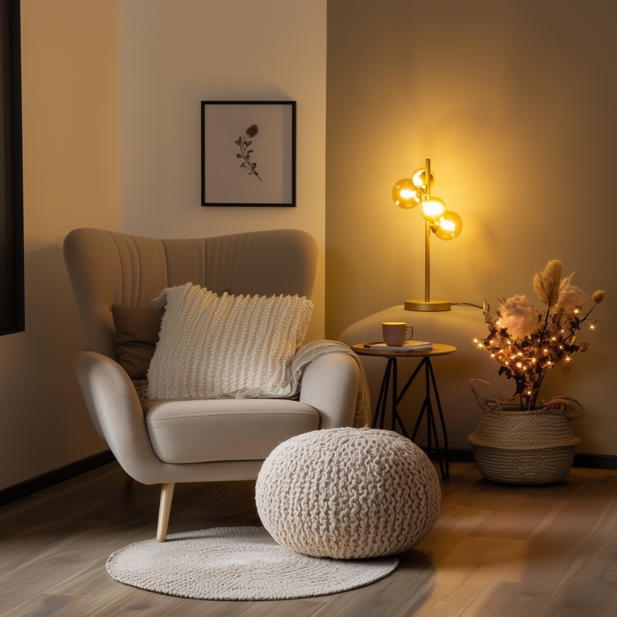 Brilagi - LED Galda lampa MILLA 4xG9/3W/230V zelta