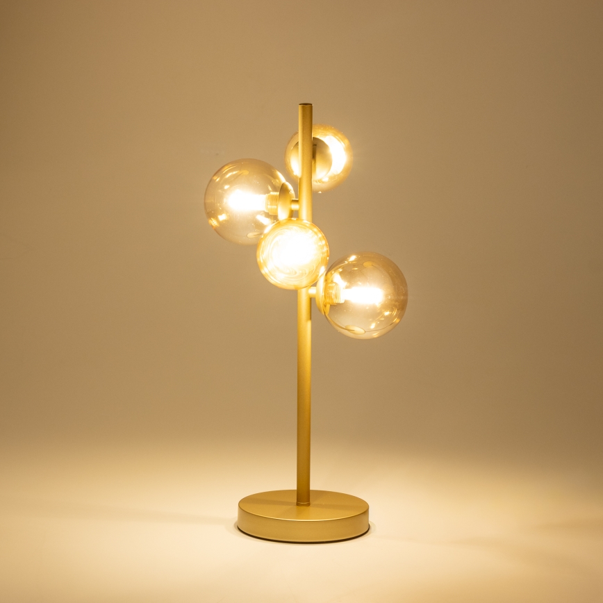 Brilagi - LED Galda lampa MILLA 4xG9/3W/230V zelta