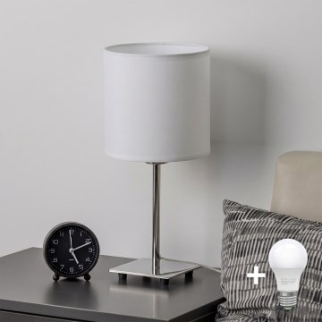 Brilagi - LED galda lampa NUBILA 1xE27/60W/230V balta