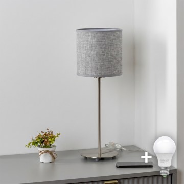 Brilagi - LED galda lampa NUBILA 1xE27/60W/230V pelēka