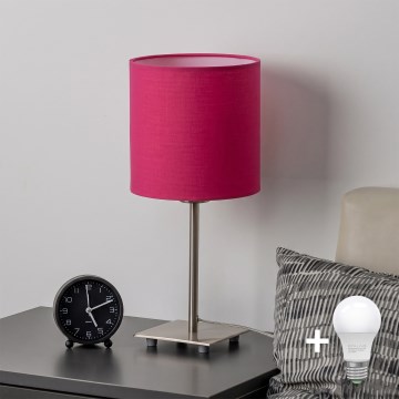 Brilagi - LED galda lampa NUBILA 1xE27/60W/230V rozā